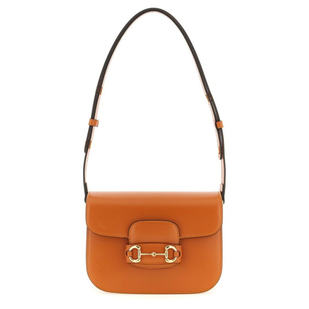Gucci Orange Calfskin Shoulder Women's Bag
